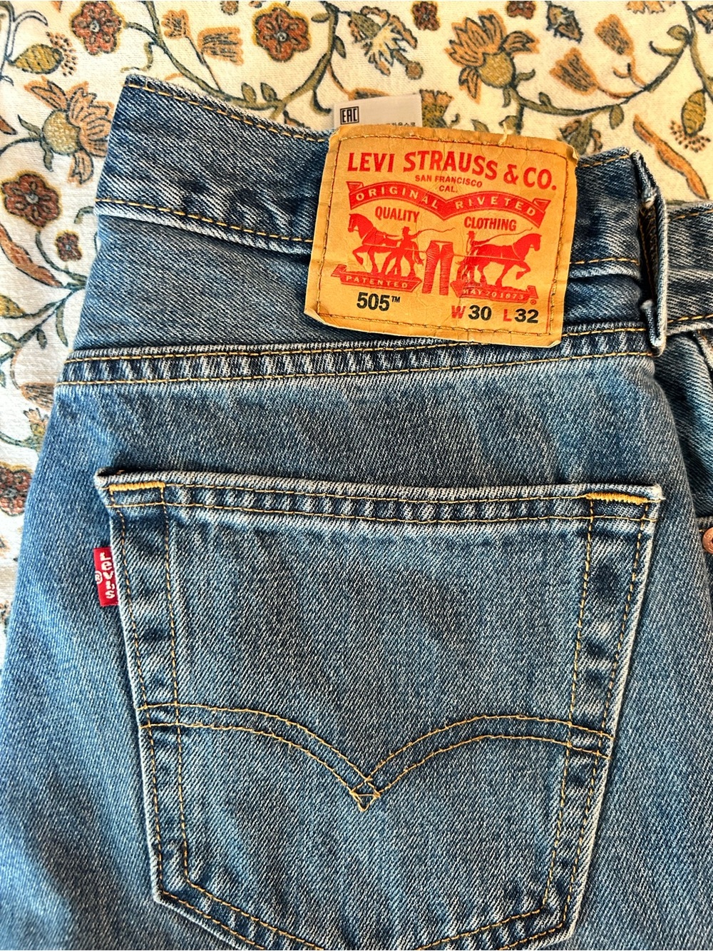 Levi's Light Blue Straight Leg Jeans